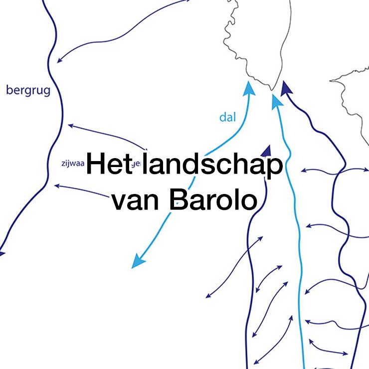 Het landschap van Barolo